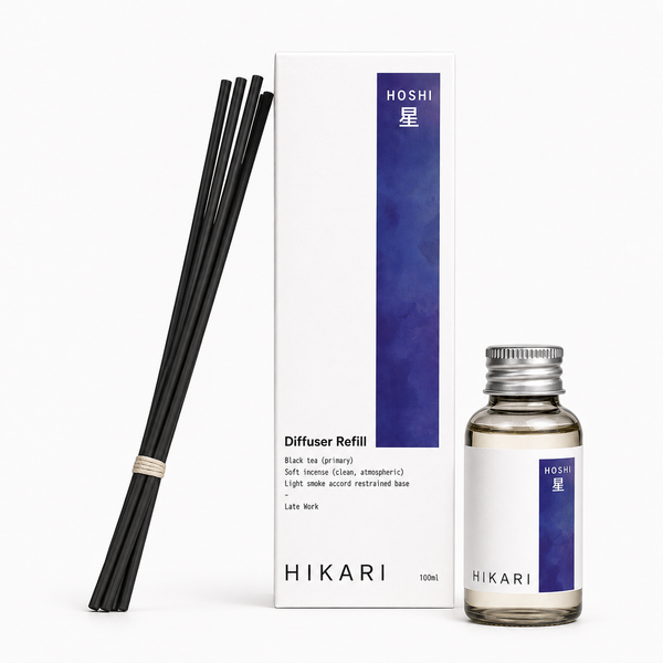 HOSHI - Wind Down & Late Work - Reed Diffuser Refill