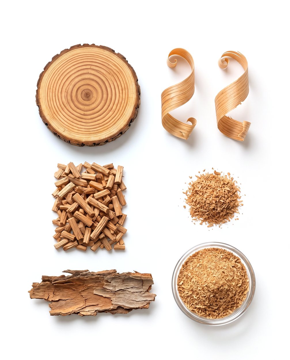 Dry Cedar — the ingredients, laid out